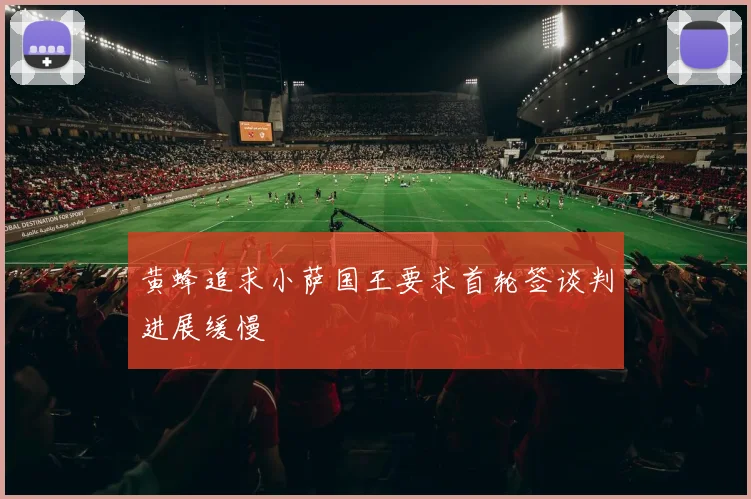 黄蜂追求小萨国王要求首轮签谈判进展缓慢